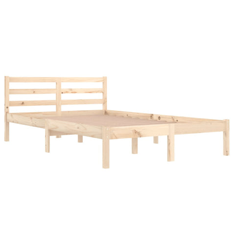 vidaXL Bed Frame without Mattress Solid Wood Pine 120x200cm