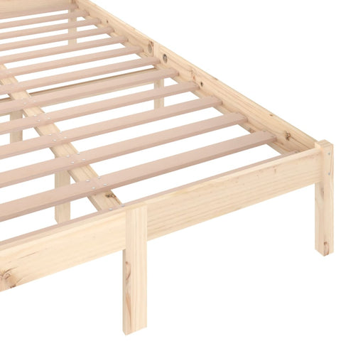 vidaXL Bed Frame without Mattress Solid Wood Pine 120x200cm