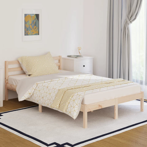 vidaXL Bed Frame without Mattress Solid Wood Pine 120x200cm