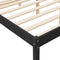vidaXL Senior Bed without Mattress Black 150x200cm King Size