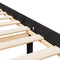 vidaXL Senior Bed without Mattress Black 150x200cm King Size