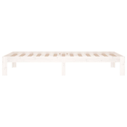 vidaXL Bed Frame without Mattress White 90x190cm Single