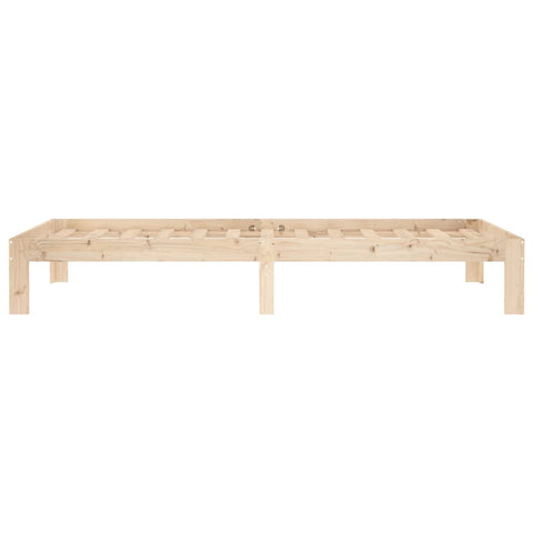 vidaXL Bed Frame without Mattress Solid Wood Pine 90x200cm