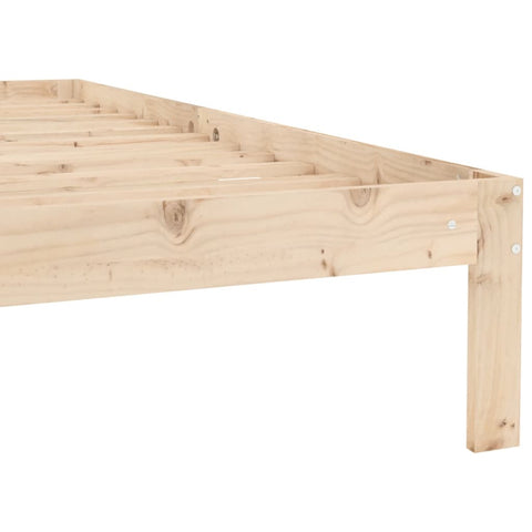 vidaXL Bed Frame without Mattress Solid Wood Pine 90x200cm