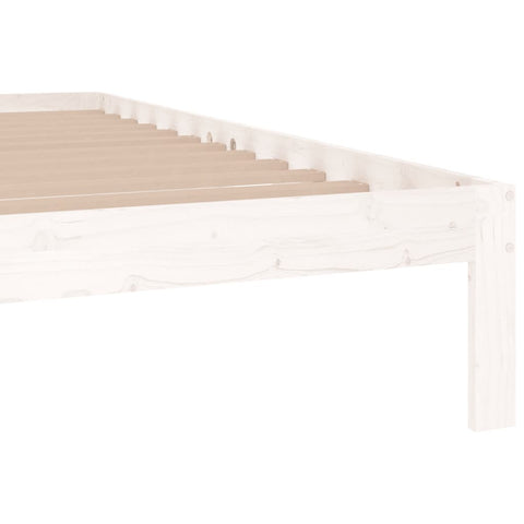 vidaXL Bed Frame without Mattress White 180x200cm Super King Size