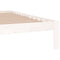 vidaXL Bed Frame without Mattress White 180x200cm Super King Size