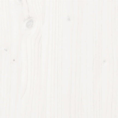 vidaXL Bed Frame without Mattress White Solid Wood Pine 140x190cm