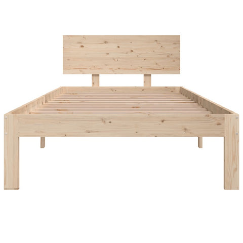 vidaXL Bed Frame without Mattress Solid Wood Pine 90x200cm