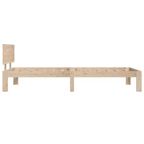 vidaXL Bed Frame without Mattress Solid Wood Pine 90x200cm