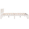 vidaXL Bed Frame without Mattress White 150x200cm King Size