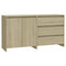 vidaXL 2 Piece Sideboard Sonoma Oak Engineered Wood