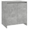 vidaXL 2 Piece Sideboard Concrete Grey Engineered Wood