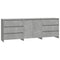 vidaXL 3 Piece Sideboard Concrete Grey Engineered Wood