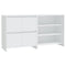 vidaXL 2 Piece Sideboard White Engineered Wood