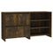 vidaXL 2 Piece Sideboard Smoked Oak Engineered Wood