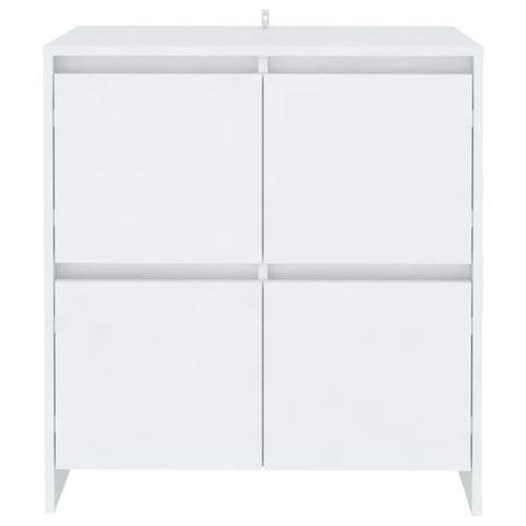 vidaXL Sideboards 2 pcs White 70x41x75 cm Engineered Wood