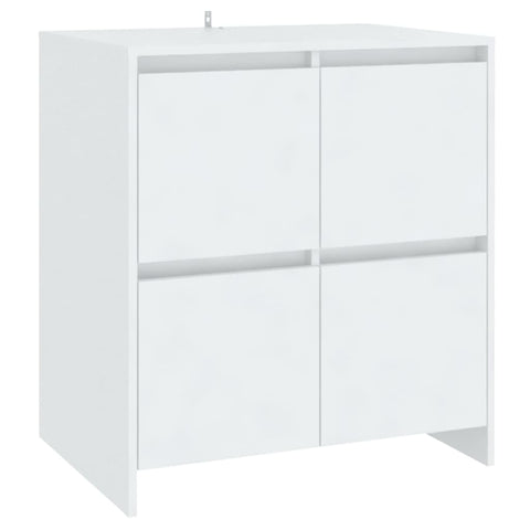vidaXL Sideboards 2 pcs White 70x41x75 cm Engineered Wood