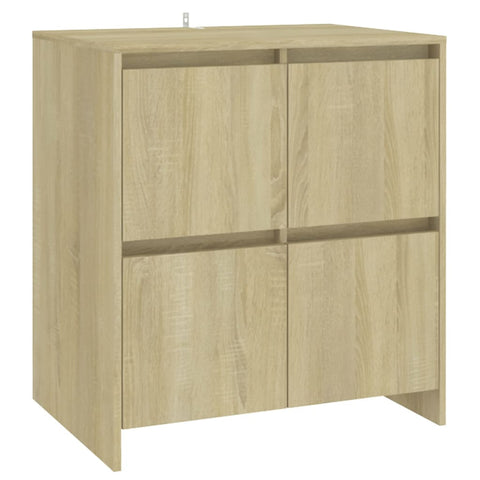 vidaXL Sideboards 2 pcs Sonoma Oak 70x41x75 cm Engineered Wood