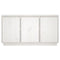 vidaXL Sideboard White 111x34x60 cm Solid Wood Pine