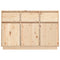 vidaXL Sideboard 110x34x75 cm Solid Wood Pine