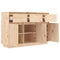 vidaXL Sideboard 110x34x75 cm Solid Wood Pine