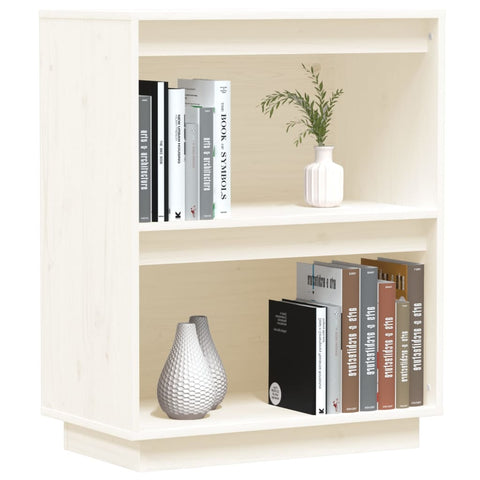 vidaXL Console Cabinet White 60x34x75 cm Solid Wood Pine