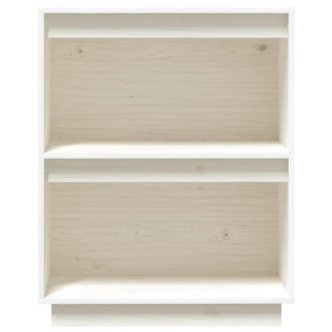 vidaXL Console Cabinet White 60x34x75 cm Solid Wood Pine