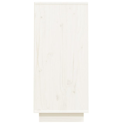 vidaXL Console Cabinet White 60x34x75 cm Solid Wood Pine