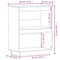 vidaXL Console Cabinet White 60x34x75 cm Solid Wood Pine