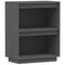 vidaXL Console Cabinet Grey 60x34x75 cm Solid Wood Pine