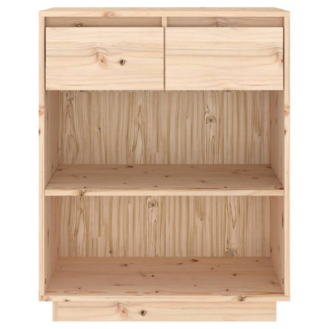 vidaXL Console Cabinet 60x34x75 cm Solid Wood Pine