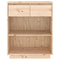 vidaXL Console Cabinet 60x34x75 cm Solid Wood Pine