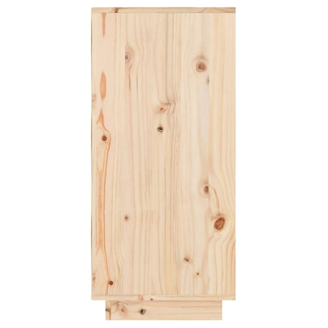 vidaXL Console Cabinet 60x34x75 cm Solid Wood Pine