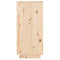 vidaXL Console Cabinet 60x34x75 cm Solid Wood Pine