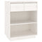 vidaXL Console Cabinet White 60x34x75 cm Solid Wood Pine