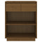 vidaXL Console Cabinet Honey Brown 60x34x75 cm Solid Wood Pine