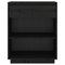 vidaXL Console Cabinet Black 60x34x75 cm Solid Wood Pine