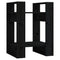 vidaXL Book Cabinet/Room Divider Black 41x35x57 cm Solid Wood Pine