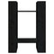 vidaXL Book Cabinet/Room Divider Black 41x35x57 cm Solid Wood Pine