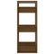 vidaXL Book Cabinet/Room Divider Honey Brown 41x35x91 cm Solid Wood