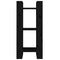 vidaXL Book Cabinet/Room Divider Black 41x35x91 cm Solid Wood Pine