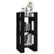 vidaXL Book Cabinet/Room Divider Black 41x35x91 cm Solid Wood Pine