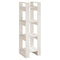 vidaXL Book Cabinet/Room Divider White 41x35x125 cm Solid Wood Pine