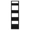 vidaXL Book Cabinet/Room Divider Black 41x35x125 cm Solid Wood Pine