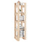 vidaXL Book Cabinet/Room Divider 41x35x160 cm Solid Wood Pine