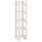 vidaXL Book Cabinet/Room Divider White 41x35x160 cm Solid Wood Pine