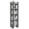 vidaXL Book Cabinet/Room Divider Grey 41x35x160 cm Solid Wood Pine