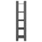 vidaXL Book Cabinet/Room Divider Grey 41x35x160 cm Solid Wood Pine