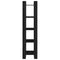 vidaXL Book Cabinet/Room Divider Black 41x35x160 cm Solid Wood Pine