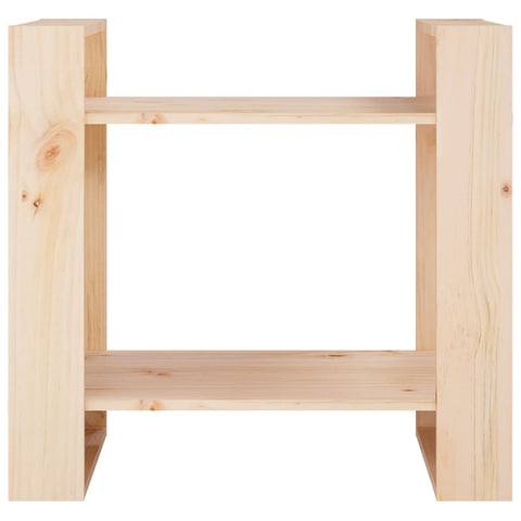vidaXL Book Cabinet/Room Divider 60x35x57 cm Solid Wood Pine
